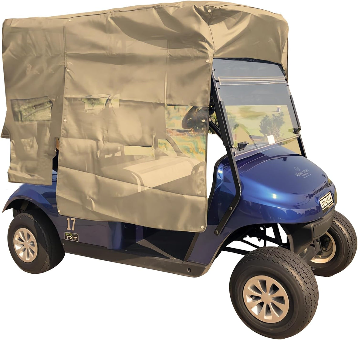 Formosa Covers weather-resistant outdoor furniture covers displayed on patio set.