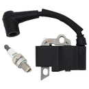 Hipa 4180 400 1313 Ignition Coil For Stihl FS89 FS91 FS131 FS 89 91 131 Brushcutters String Trimmer with Spark Plug-1