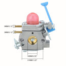 Hipa Carburetor Kit For Husqvarna 128LD 125L 124L Trimmer WeedEater Wacker Edger 28cc Up-4