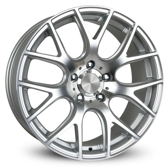 PRO SPOKE | Silver Machined Face | 18x9.0 ( 5x120 )