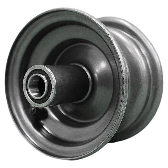 Antego bare 5x3 gray Ariens Gravely mower wheel with 5.875-inch hub and 3/4-inch bearings, 4-pack listing
