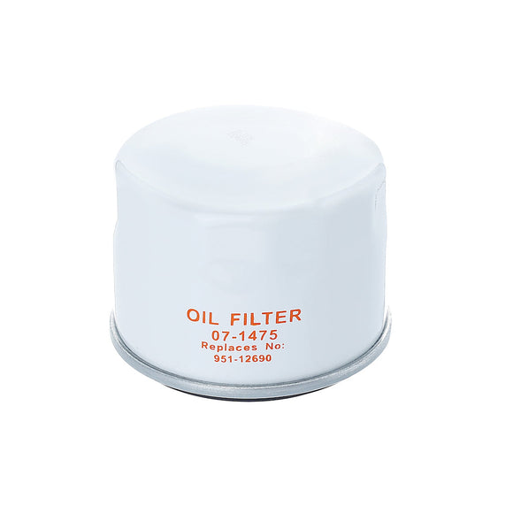 07-1475 Oil Filter for MTD 751-12690 Cub Cadet 4P90HU 4P90HUA 4P90HUB 4P90JHA Craftsman LT1500 LT3800 LT4200 T1000 T1200 Engine Mower # 951-12690