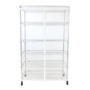Storage Shelving Unit Cover, fits racks 60" W x 24 D x 72 H All Clear PVC-1