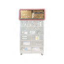 Storage Shelving Top Cover, 48"W x 18"D x 18"H, one side see through panel (Top Part ONLY)-1