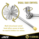 Lightning™ T-Series Tire Air Chuck | Open Flow, 1/4" F-NPT-2