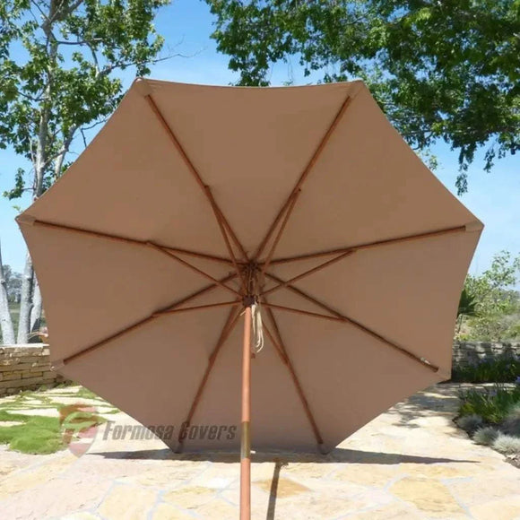 11ft Market Patio Umbrella 8 Rib Replacement Canopy Taupe