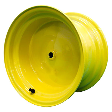 Antego bare 12x7.5 yellow keyed-hub mower wheel compatible with John Deere GY20663, 4-pack listing