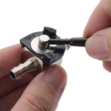 1/4 Inline Heavy Duty Fuel Shut Off Valve 691035 Fit for Engine Lawn Mower Lawn Tractor Parts Replace Scag 48568 Oregon 07-403 (16mm x 1.5mm) - 0