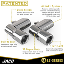 Lightning™ L2-Series Tire Air Chuck | Open Flow, 1/4" F-NPT (2 Pack)-2