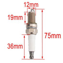 Hipa 14 132 11-S Spark Plug For Kohler XT650 XT775 XT800 CH245 CH255 KS530 KS540 KS590 RH255 RH265 Lawn Mower Tractor (2-Pack)-3