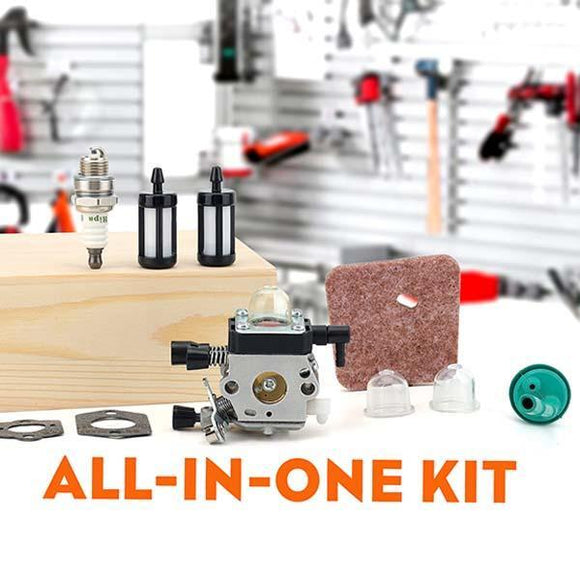 Hipa C1Q-S97 FS55 Carburetor Kit for Stihl FS 55 FS38 FS45 FS46 FC55 HL45 KM55 Engine Trimmer # C1Q-S186 C1Q-S187 C1Q-S53 C1Q-S291 4140-120-0619