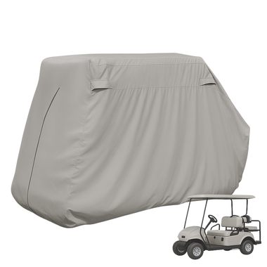 2+2 Passenger Golf Cart Storage Cover (4 Passenger Short Roof 58") Grey