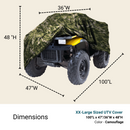 ATV Cover XXL Camouflage 100"L x 47"/36"W x 48"H-2