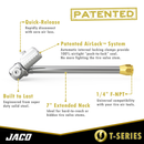 Lightning™ T-Series Tire Air Chuck | Open Flow, 1/4" F-NPT-4