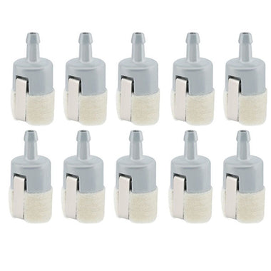 10-Pack 125-527 Fuel Filter for Echo PB250 PB250LN PB200 PB2100 PB2155 PE200 PE2100 PE211 ES210 ES250 Blower Mantis 7222 722E 7222M 7225 Tiller # A369000480