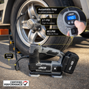 20V Cordless Tire Inflator Air Compressor | with 3.0Ah Max Lithium-Ion Battery-4