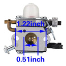 Hipa C1U-K42 Carburetor Kit For Echo PB2100 PB2155 ES2100 ES-2100 PB-2100 PB-2155 Blower Shredder # 12520020562 12520020560-4