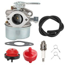 Hipa 640084A Carburetor Kit for Tecumseh HS50 HSK50 HSSK50 HSK40 HSSK40 LH195SA LH195SP Engine Toro Craftsman 5HP Snowblower # 632107 632107A 640084-1