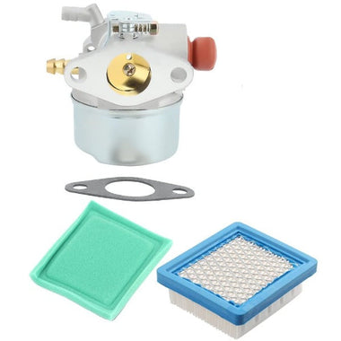 Hipa Carburetor Kit for Tecumseh OH195EA OHH45 OHH60 OHH55 OHH50 5.5 6.0 6.5 HP Engine Lawn Mower #640004 640014 640025 640025C + 36634 Air Filter