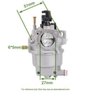 Hipa Carburetor Fit GENERAC GP7500E GP5500 GP6500 GP6500E 8125 Watt  Gas Powered Portable Generator # Replace 0J58620157 0G8442D110-4