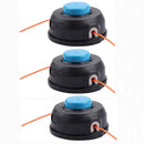 3-Pack T25 Tap Bump Feed Trimmer Head for Husqvarna 125L 128CD 128L 128LD 128LDX 223L 324L 325C Trimmer Replace 966674401 M10 x 1.25 LH-2