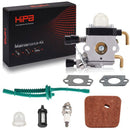 Hipa C1Q-S63 FS55R Carburetor Kit for Stihl FS 55 R 55RC FS38 FS45 FS46 FS80 FS85 FS80R FS85R FC85 String Trimmer Brushcutter # 4137-120-0606-9