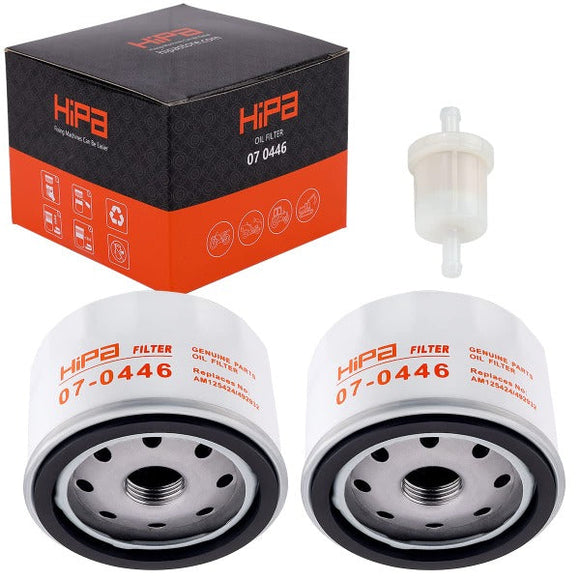 (2 Pack) 49065-7007 Oil Filter Filter for Kawasaki FX600V FR691V FR730V FR651V FR541V FR600V FS451V FS481V FS691V FS651V 4 Cycle Engine # 07-0446