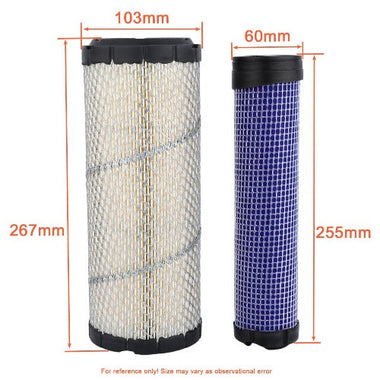 Hipa 11013-7044 11013-7045 Air Oil Filter Kit FIts KOHLER 74177 74189 74197 Kawasaki FD750D-FS06 FD731V-GS00 Lawn Mower # 25 083 01-S KH-25-083-01-S - 0