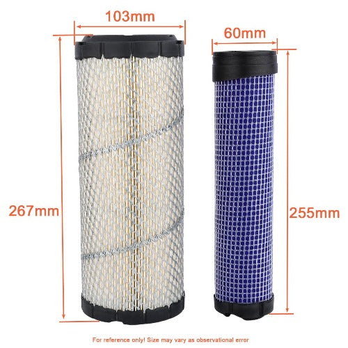 2-Pack Air Filter for 25-083-01S 11013-7044 Kawasaki FX651V FX691V FX730V FX751V FX801V FX850V FX1000V FD731V FH601V FH641V FH680V Mower