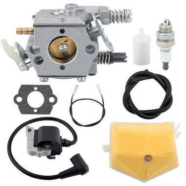 WT-170 Carburetor Kit For Husqvarna 50 51 55 Rancher Chainsaw Parts # 503281504 WT-170-1 Carb + 5038991-01 Air Filter Ignition Coil