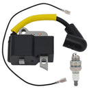 Hipa 537380901 Ignition Coil for Husqvarna 227 232 240 225HBV 235P 225L 225LD 225R 225RD 225RJ String Trimmer with BPMR7A Spark Plug-1