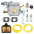 Carburetor Kit For Poulan PP5020 PP5020AV 50cc PP4818A PP4818AVX Craftsman 358350981 358350980 358350982 Chainsaw Replace 5739 52201 C1M-W47-1