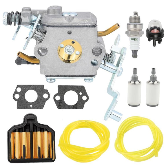 Carburetor Kit For Poulan PP5020 PP5020AV 50cc PP4818A PP4818AVX Craftsman 358350981 358350980 358350982 Chainsaw Replace 5739 52201 C1M-W47