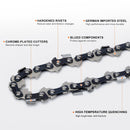 3-Pack 18 Inch Full Chisel MS250 Chain .325 Pitch .063 Guage 68 DL For Stihl MS 250 MS251C MS230 MS210 MS231 MS251 Chainsaw # 22LPX068G-8