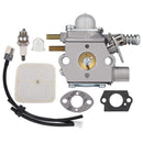 Hipa Carburetor Kit For Echo SRM-2400 GT-2400 Trimmer PE-2400 Edger PPT-2400 Pruner SRS-2400 HCA-2400 Replace WT-424 12300052133-1