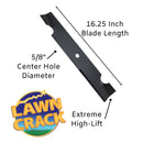 48" Mower High-Lift Blade (16-1/4" Long, 5/8" Hole) Hardened Steel-1