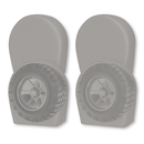 Deluxe tire/wheel covers fits tire 33.5"- 36.5" Dia. for RV's, Travel Trailers, Toy Haulers, 5th wheel trailers, Truck, Van, SUV (Set of 4)-1