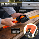Retractable Ratchet Straps - 1" x 15 ft (1,760 lbs Break Strength) | Auto Self Retracting Cargo Tie Down Strap Set-34