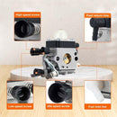 Hipa C1Q-S97 FS55 Carburetor Kit for Stihl FS 55 FS38 FS45 FS46 FC55 HL45 KM55 Engine Trimmer # C1Q-S186 C1Q-S187 C1Q-S53 C1Q-S291 4140-120-0619-7