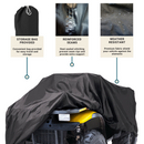 Black XL ATV Cover - 89"L x 47"W x 40"H-3