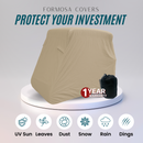 2 Passenger Golf Cart Storage Cover Taupe-2