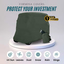 4 Passenger Golf Cart Storage Cover (4 Seater Long Roof 80") Green-3