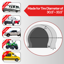 Deluxe tire/wheel covers fits tire 30.5"- 33.5" Dia. for RV's, Travel Trailers, Toy Haulers, 5th wheel trailers, Truck, Van, SUV (Set of 4)-2