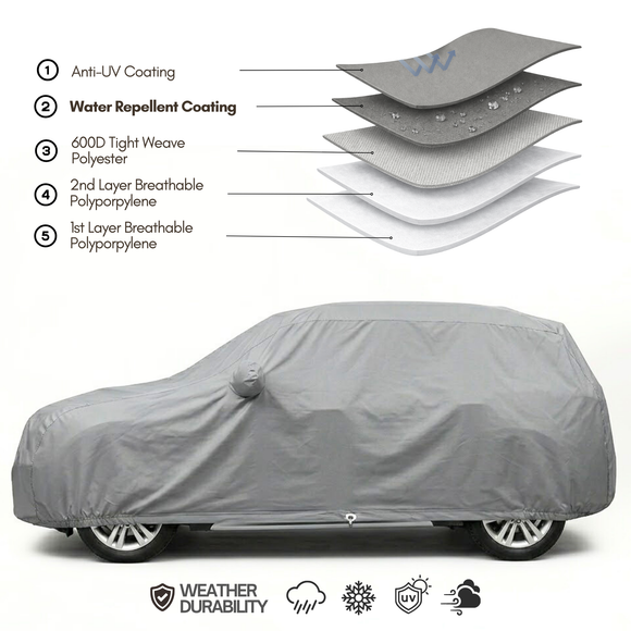 Car Cover for Mini Cooper Countryman and Clubman 177"L x 70"W x 54.5"H