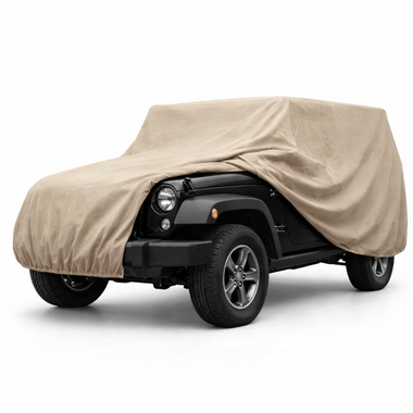 Jeep Cover for 1976–2006 – Water Resistant Taupe