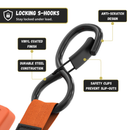 Retractable Ratchet Straps - 1" x 15 ft (1,760 lbs Break Strength) | Auto Self Retracting Cargo Tie Down Strap Set-36