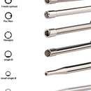 Biuhpa Set mit 12 Schraubendreher Vergaser-Einstellwerkzeug mit Reinigungsbürsten, Splined/Pac Man/Double D für Poulan Husqvarna STHIL Echo Motor Motorsense Kettensäge-2