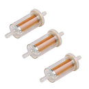 3-Pack Fuel Filter 1/4 695666 691035 for John Deer D105 D110 D120 D125 L105 L108 L111 L120 L118 LA120 LA130 LA125 LA115 LA105 MTD Troy Bilt Lawn Mower Tractor-3