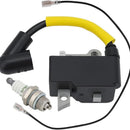Hipa 537380901 Ignition Coil for Husqvarna 227 232 240 225HBV 235P 225L 225LD 225R 225RD 225RJ String Trimmer with BPMR7A Spark Plug-3