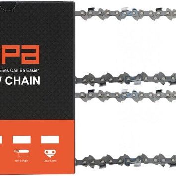 Hipa 8 Inch Chain 3/8 LP .043 34DL For R34 Worx WG310 Ryobi RY43160 Oregon PS250 Black Decker NPP2018 Poulan PR28PS Remington RM2599 Pole Saw #90PX034G